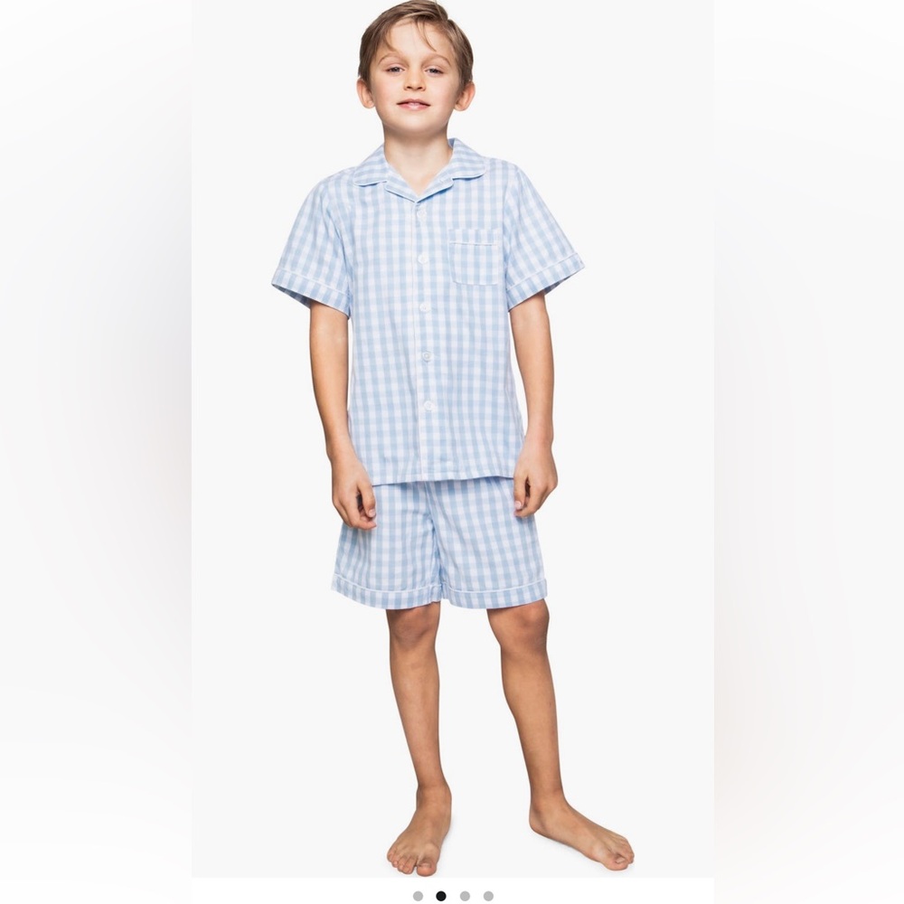 Petite Plume Gingham Short Set